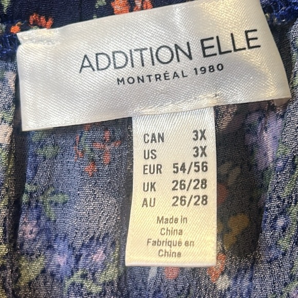 Additional Elle Floral Off the Shoulder Ruffle Top MIDI Dress Size 3x - Picture 8 of 16